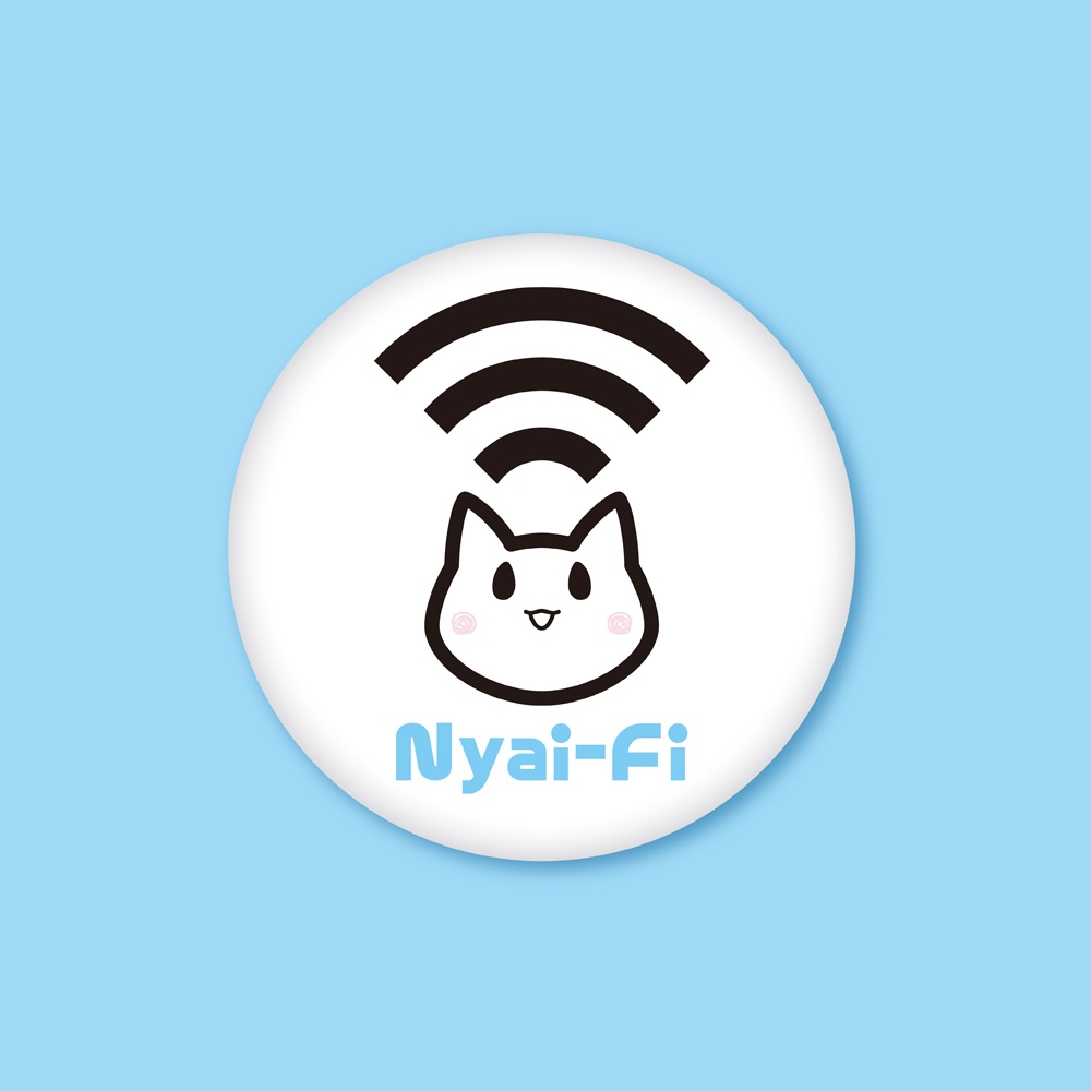 Nyai-Fi 缶バッジ