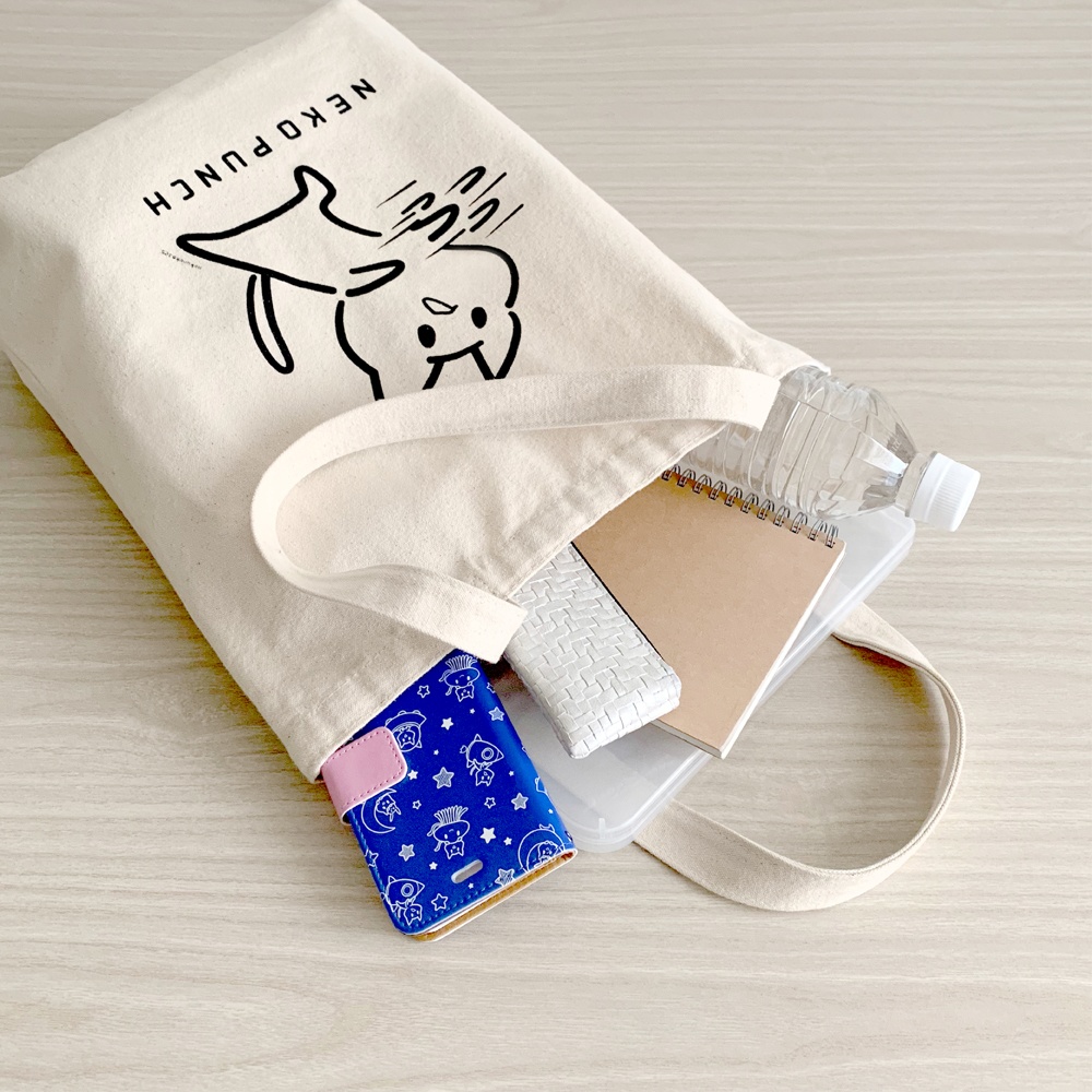 ねこパンチ トートバッグ