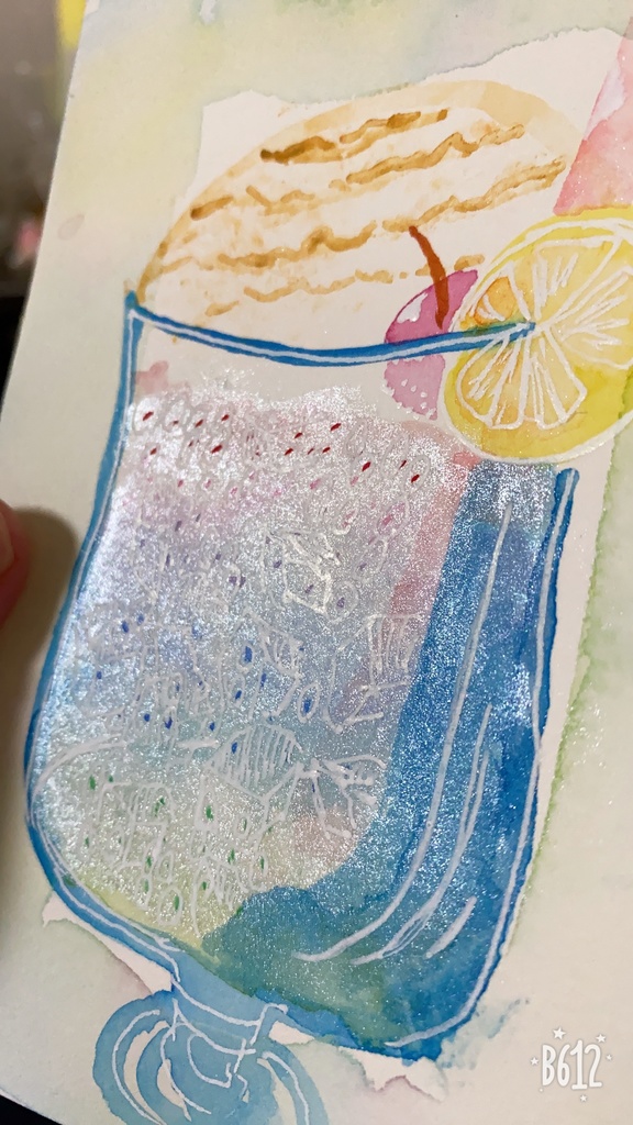 クリームソーダ原画