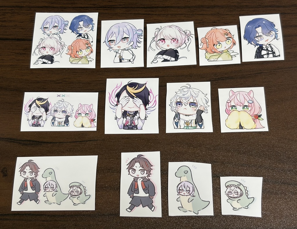 【非公式】セルフカットシールセット