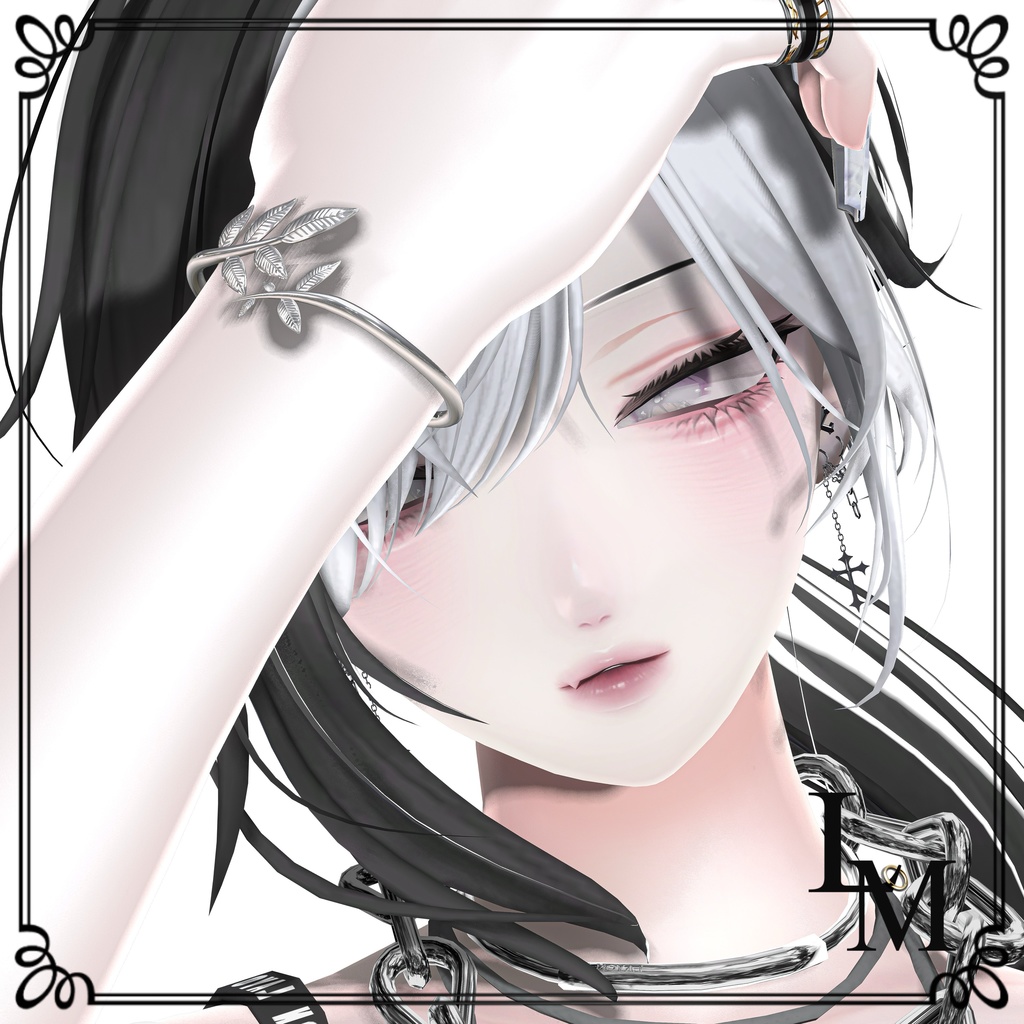 【15アバターMA対応】LeafBracelet #luminous