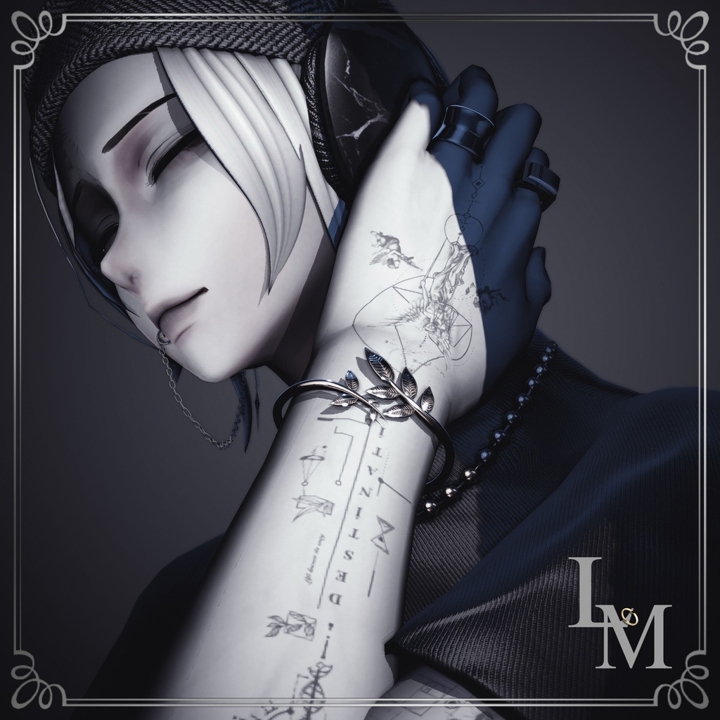 【15アバターMA対応】LeafBracelet #luminous