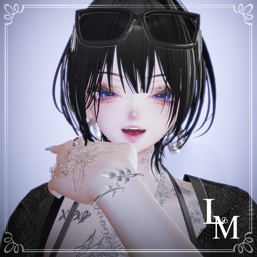 【15アバターMA対応】LeafBracelet #luminous