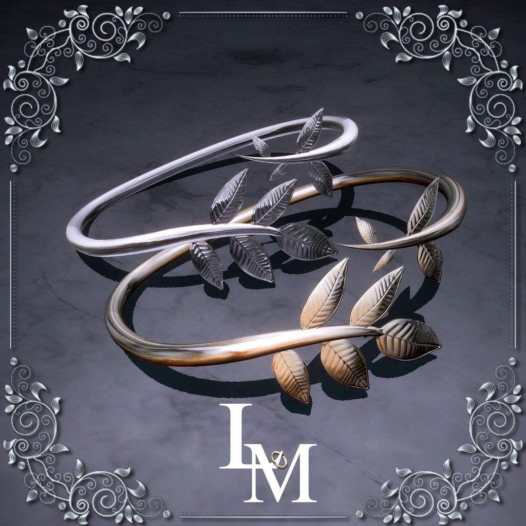【15アバターMA対応】LeafBracelet #luminous 