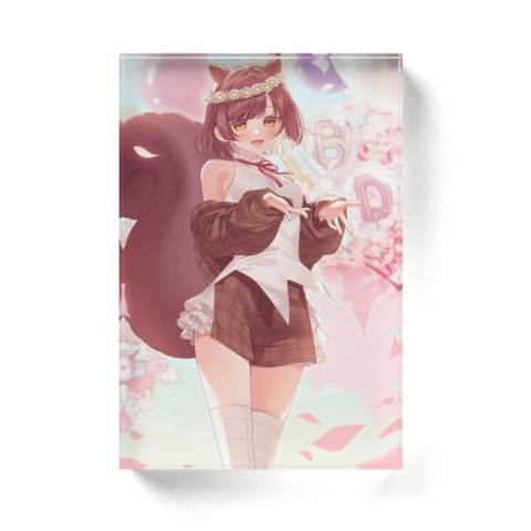 誕生日限定アクリルブロック