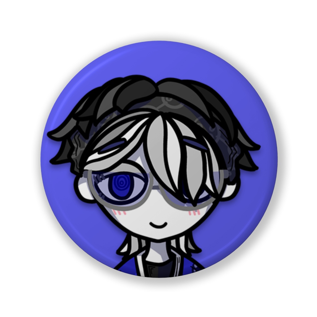 リウムダストシンプル缶バッジ