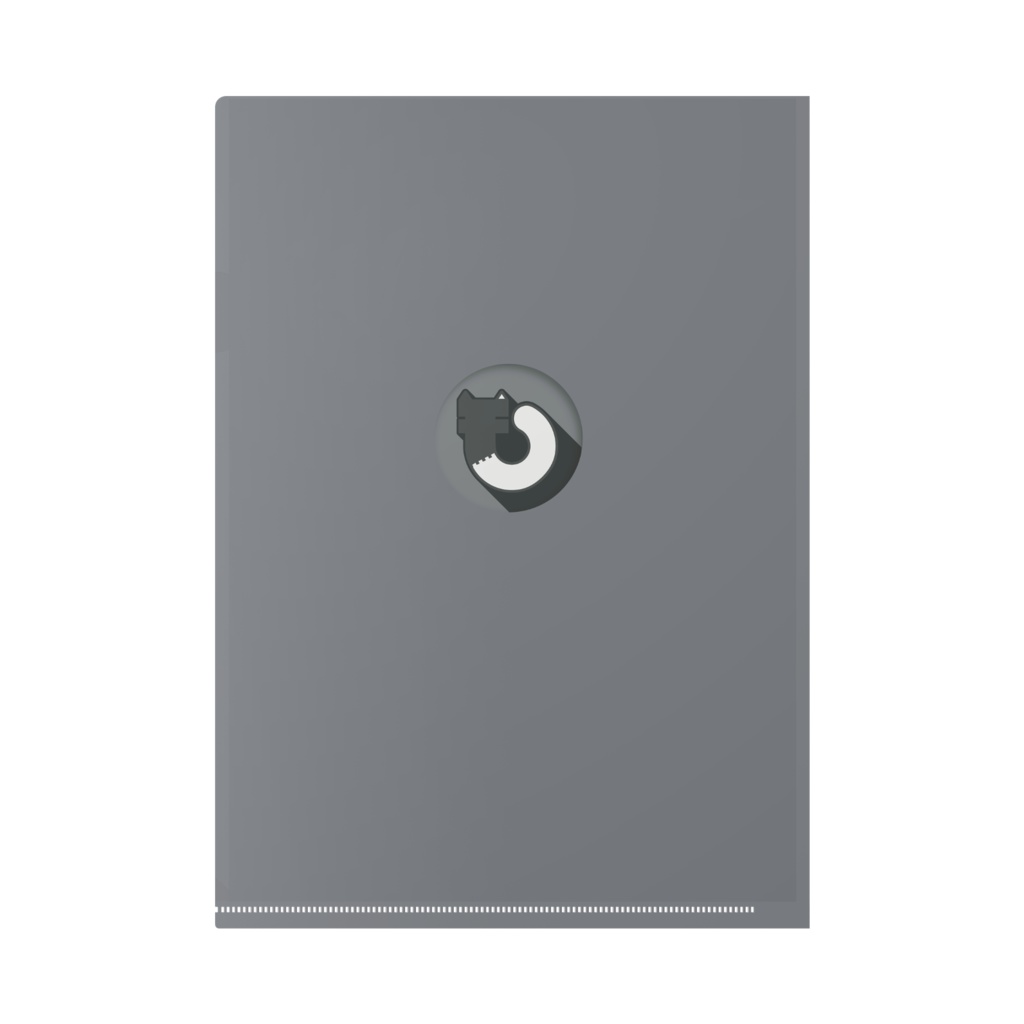 モノクロコードトレーラークリアファイル