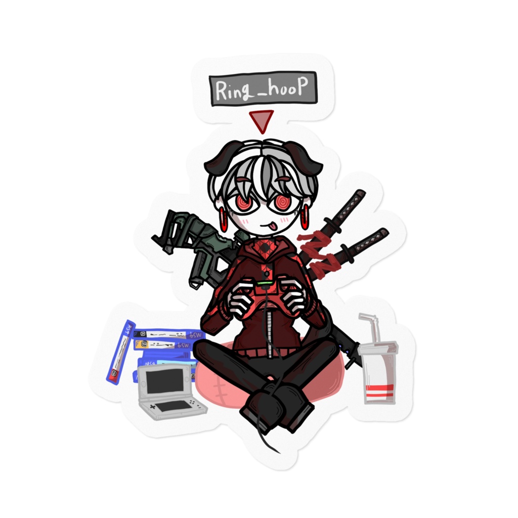 リングフープトレーラーステッカー