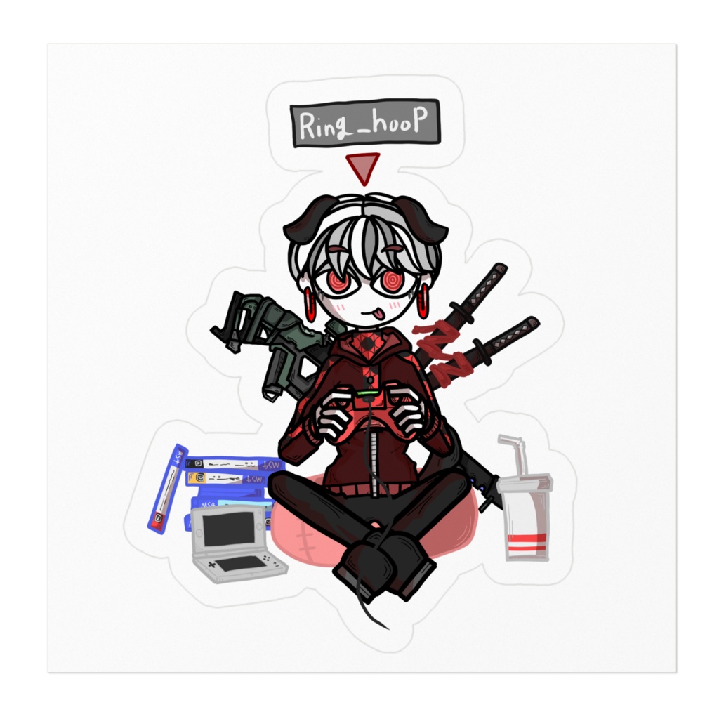 リングフープトレーラーステッカー