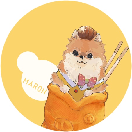 ポメチワタイ焼き缶バッジ