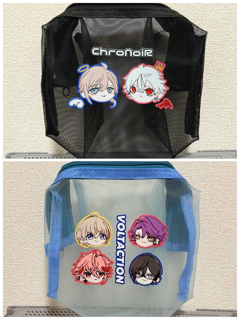 【非公式】🌈🕒メッシュポーチ