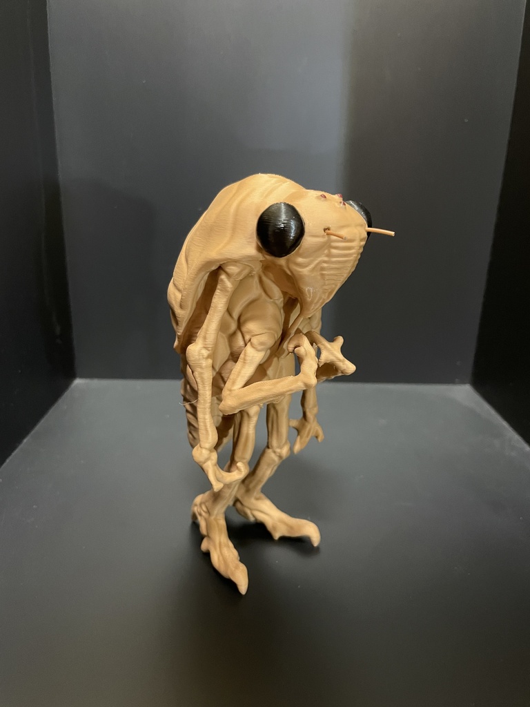 FDMプリント　素立ち蝉さん　完成品