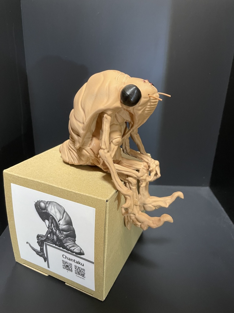 FDMプリント お座り蝉さん 完成品
