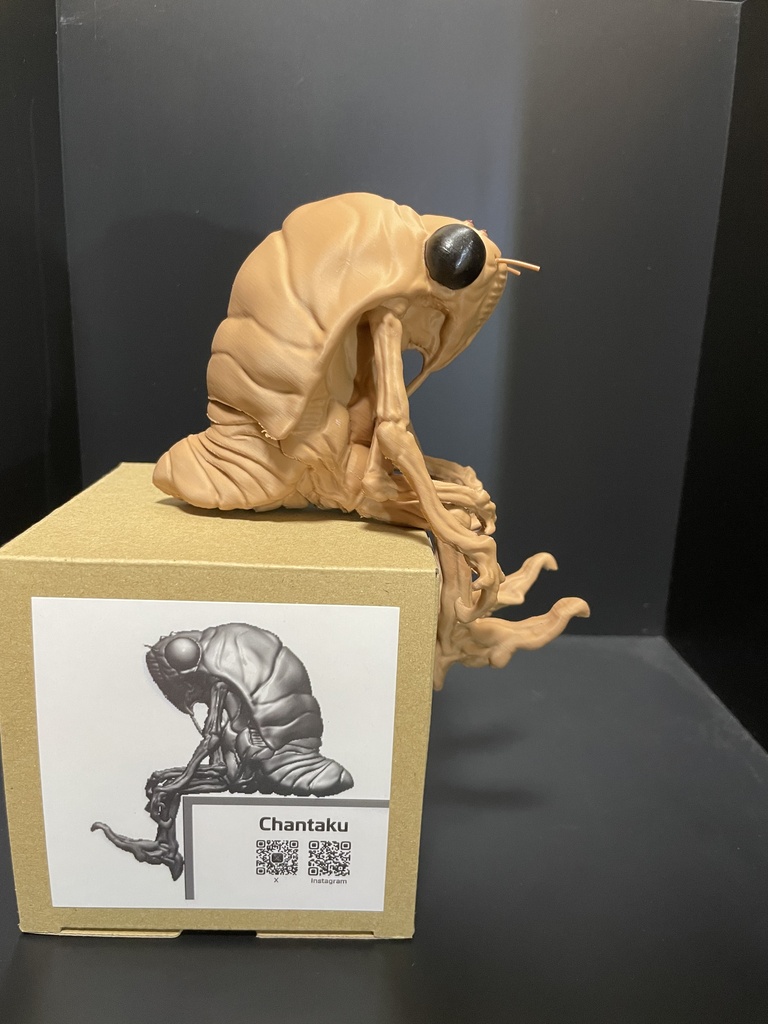 FDMプリント お座り蝉さん 完成品