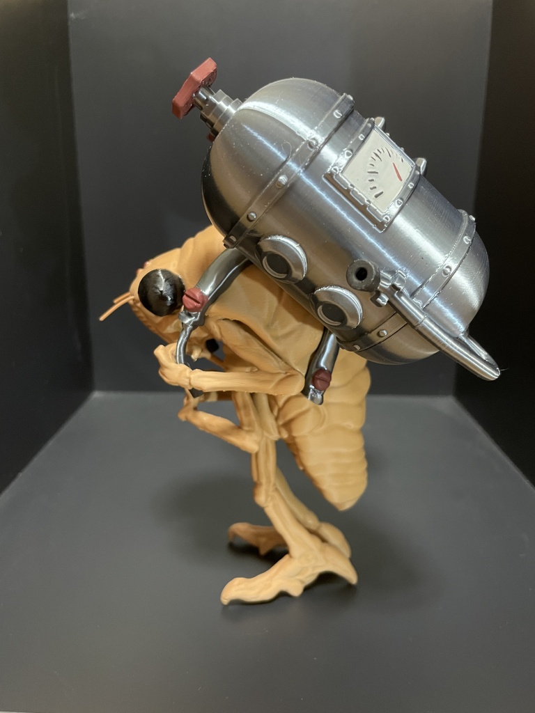 FDMプリント ガス営業の蝉さん 完成品