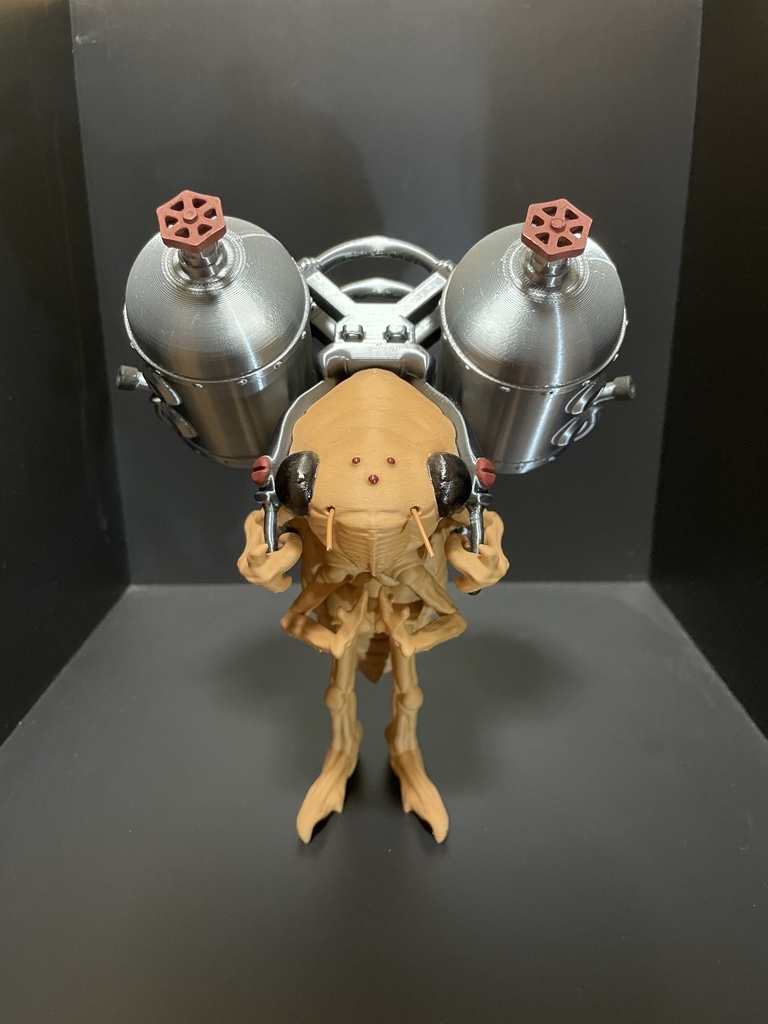 FDMプリント ガス営業の蝉さん 完成品