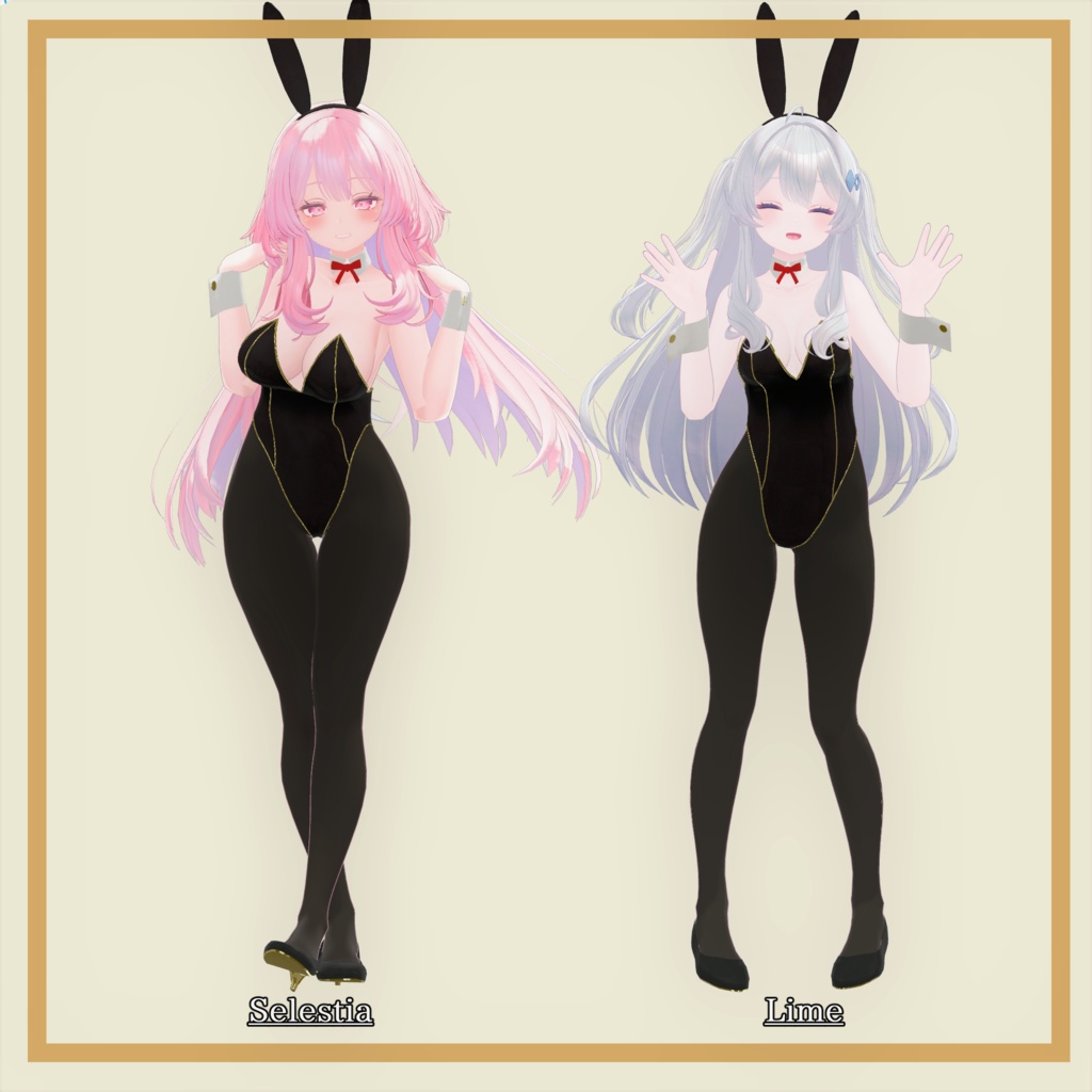 【6アバター対応】Bunny Suit