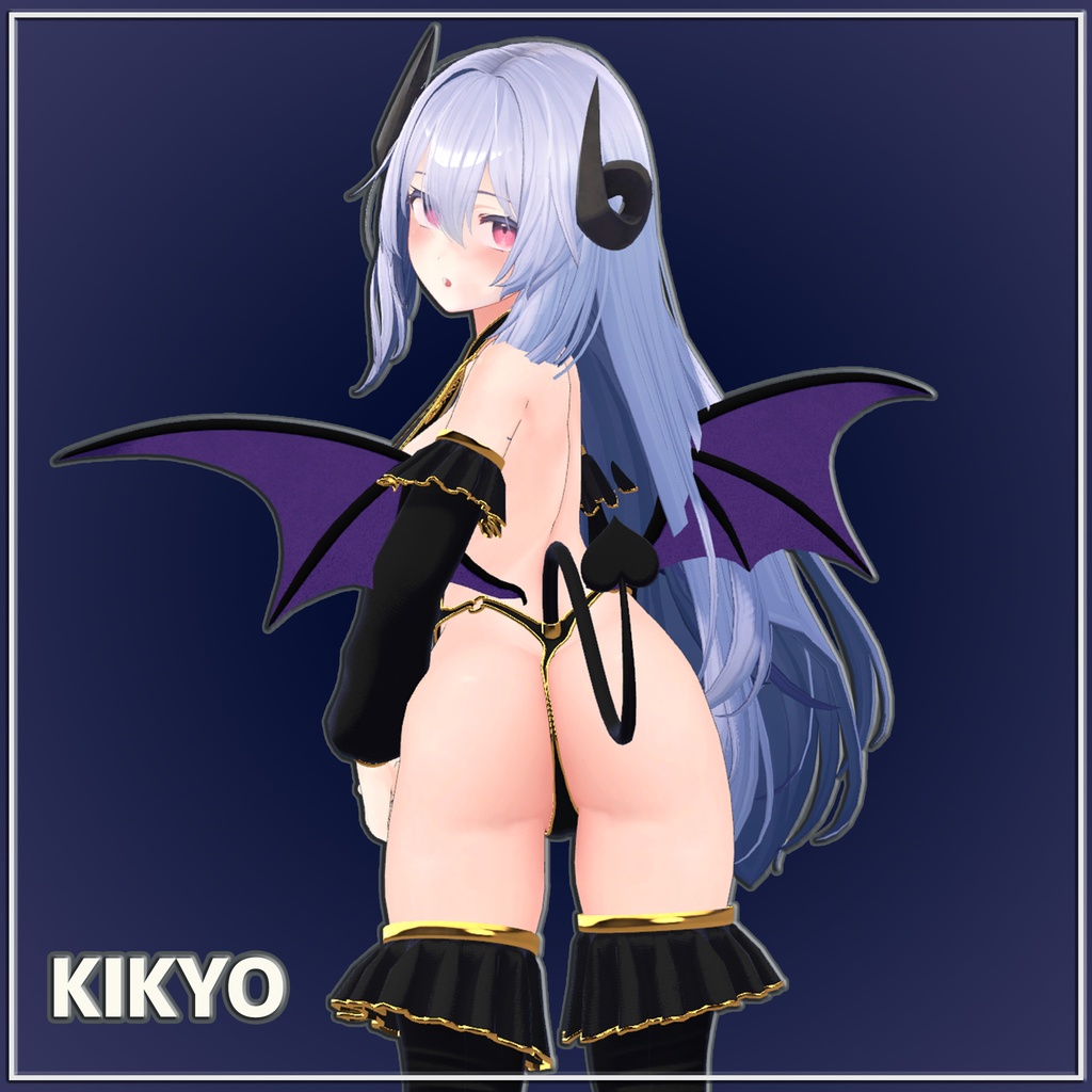 はだけて脱げるギミック付きサキュバス衣装『Allure Succubus』