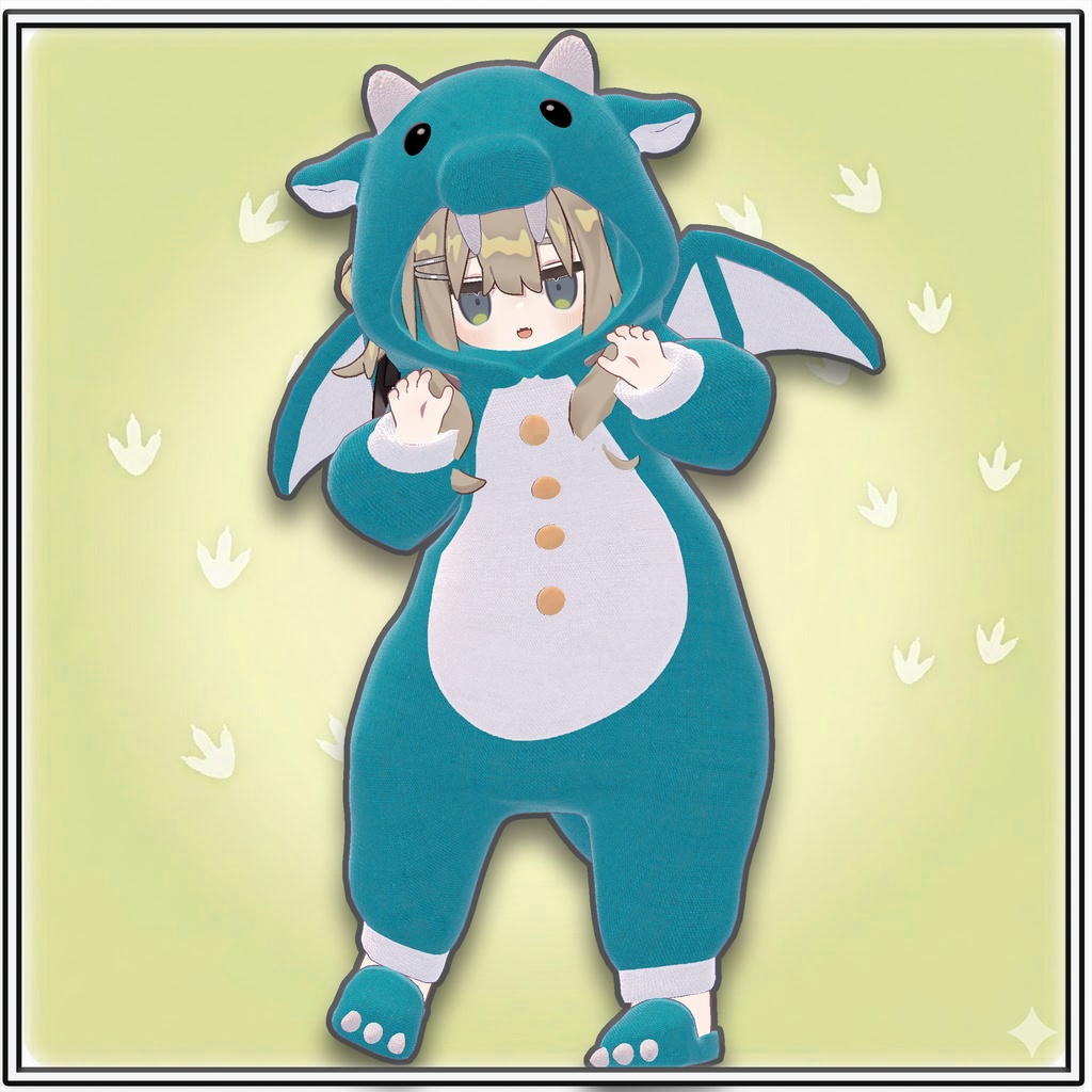 【13アバター対応】どらごん!きぐるみパジャマ