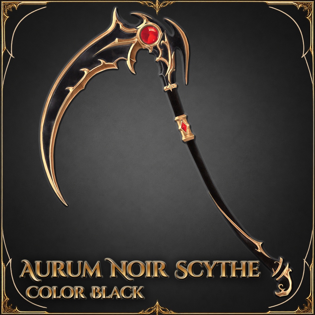 【ギミック付き武器】Aurum Noir Scythe