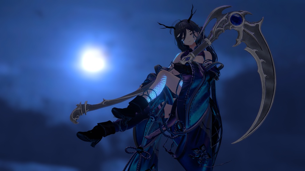【ギミック付き武器】Aurum Noir Scythe