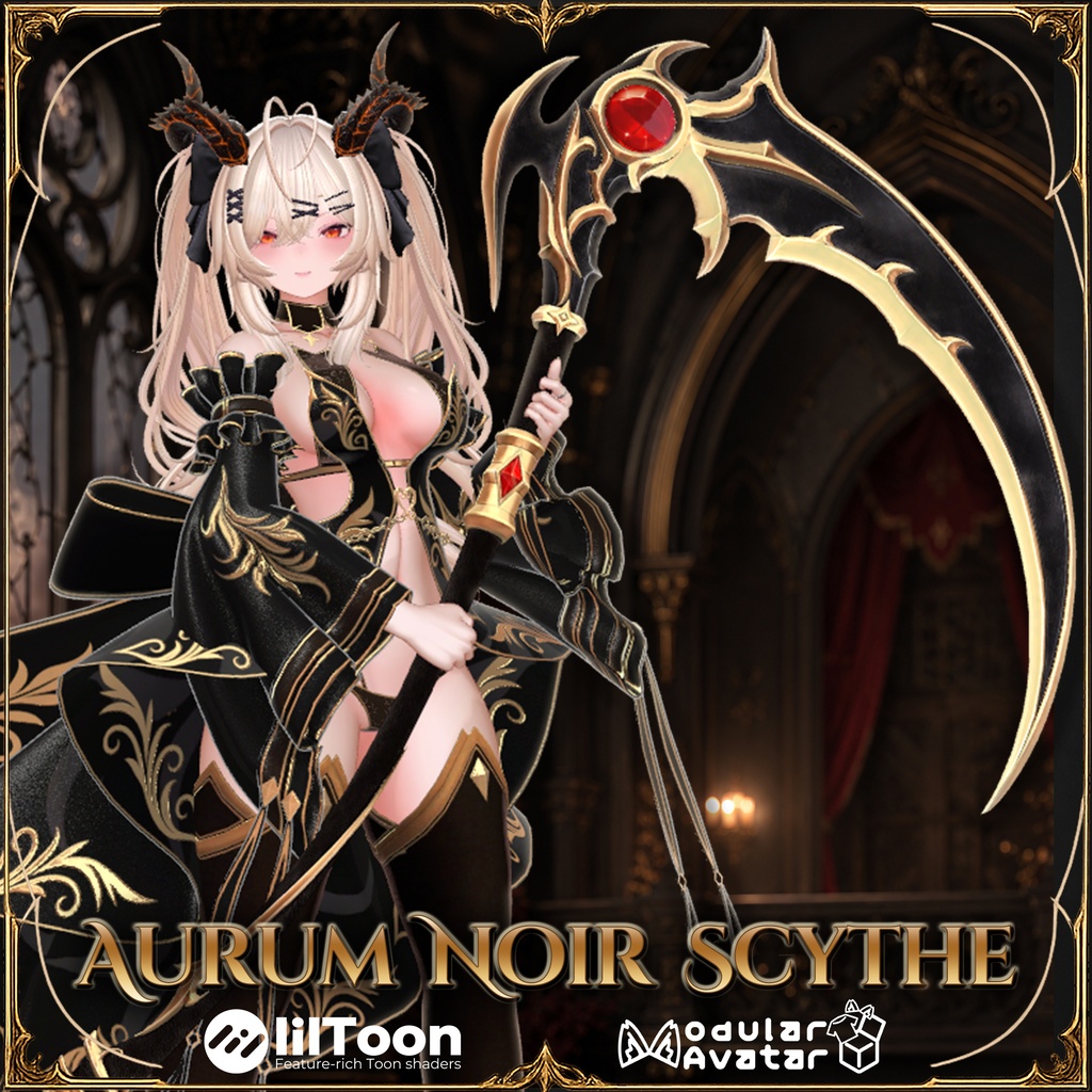 【ギミック付き武器】Aurum Noir Scythe