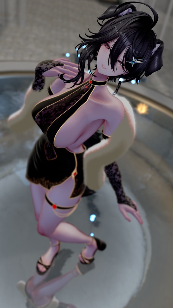 【発売記念セール中!】【ギミック付き衣装】Midnight Mini Dress
