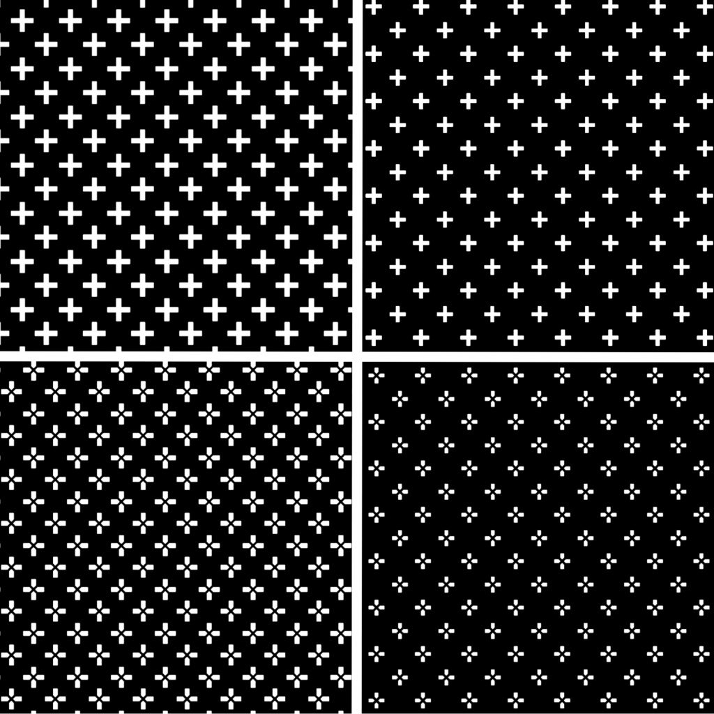 Procreate 十字クロスパターン ブラシセット