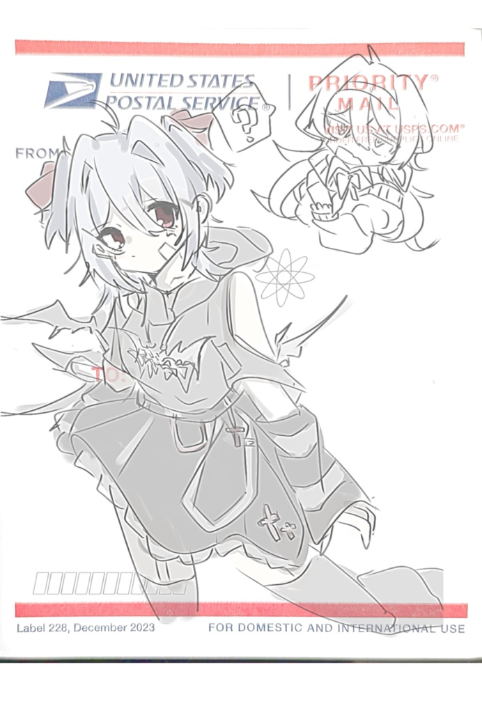 oc sticker°・*:.。.☆