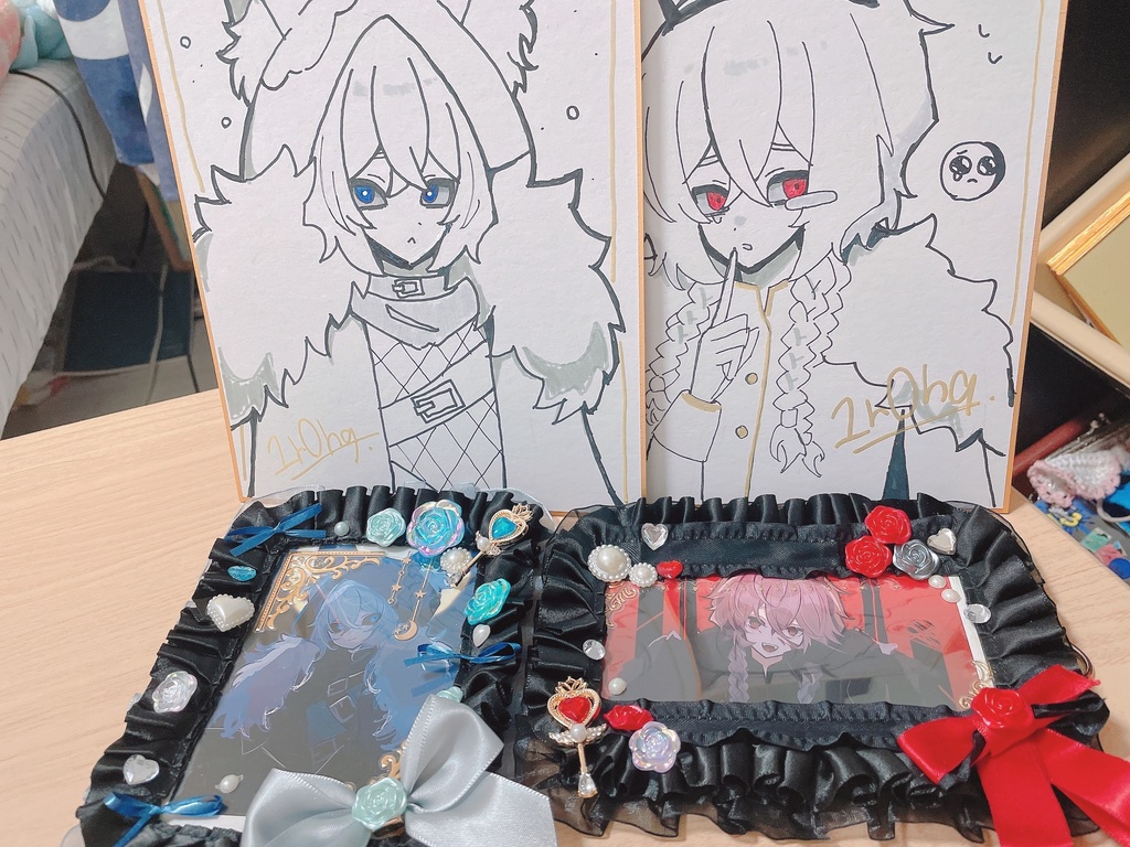 イタカくんポストカード＆ケース (色紙付き)
