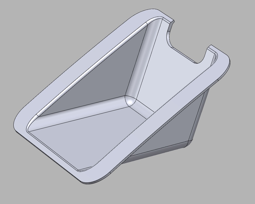 【3DCAD】ドライブレコーダー映り込み防止カバー