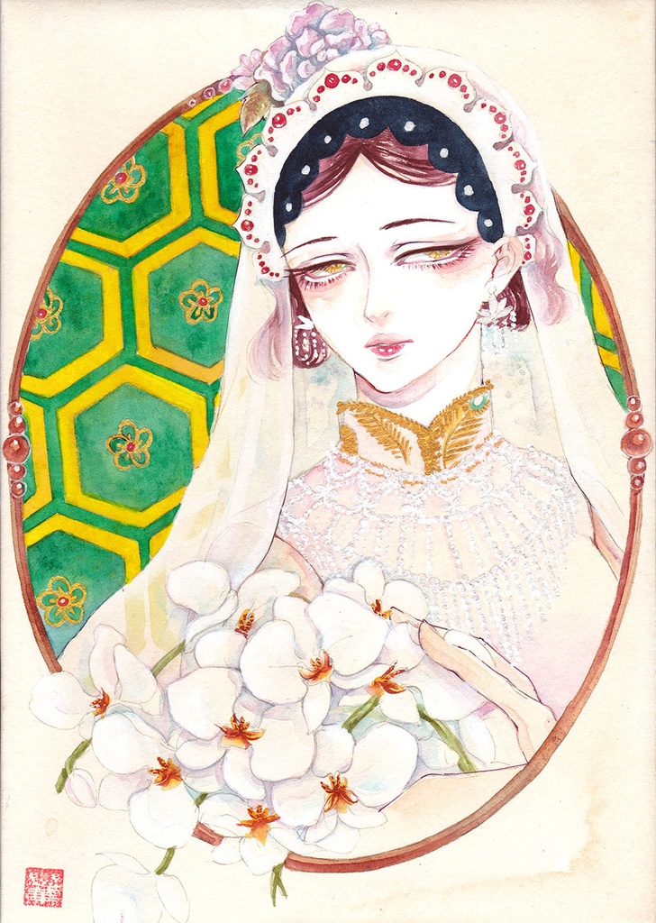 原画「白蘭の花嫁」