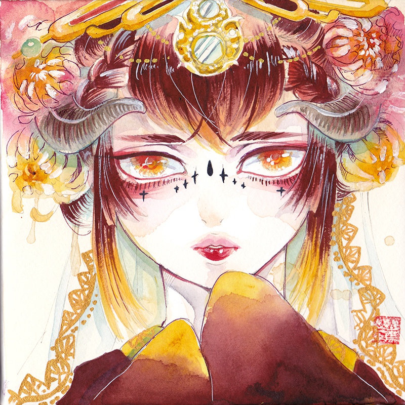 原画「菊」