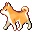 柴犬GIFアニメ　32X32チップ