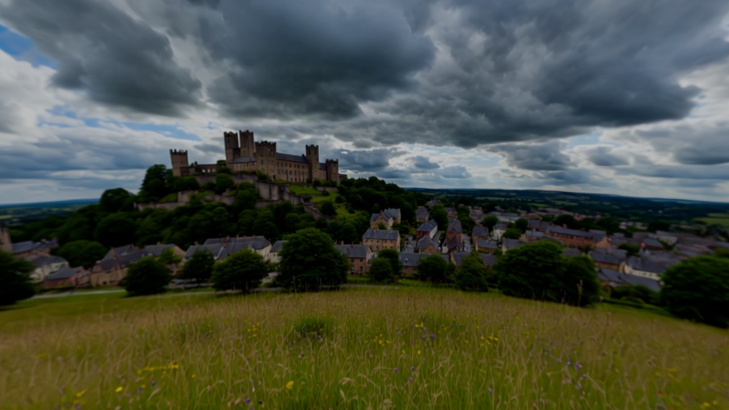 【360° Skybox】Medieval Castle Landscape - 2K Panoramic HDRI | 中世城塞の大地