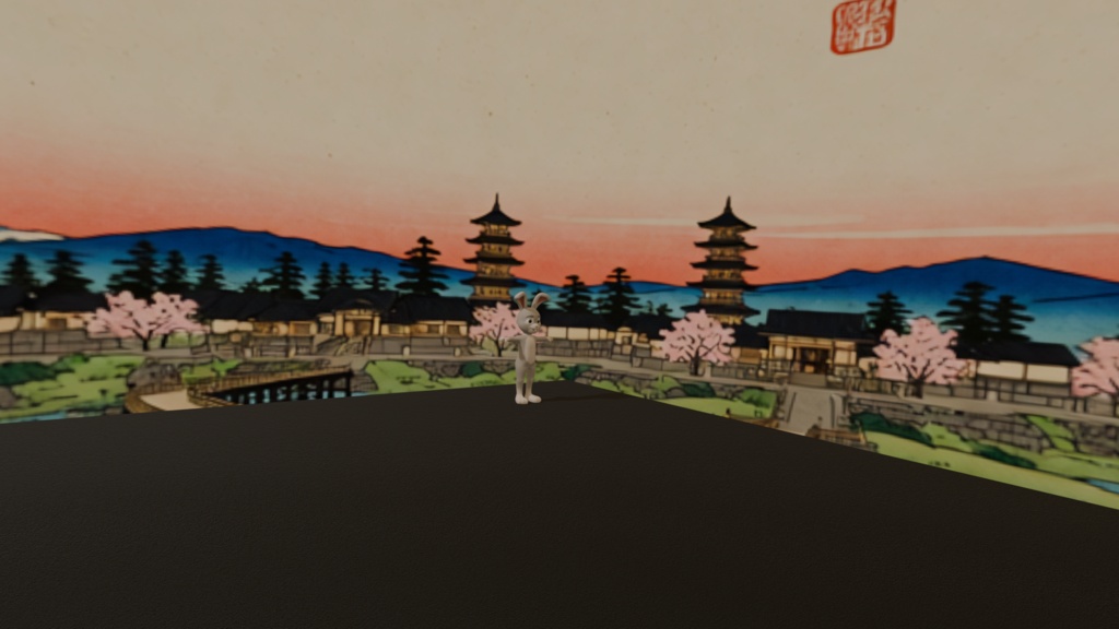 【360° Skybox】Japan World - 2K Panoramic HDRI | 日本画