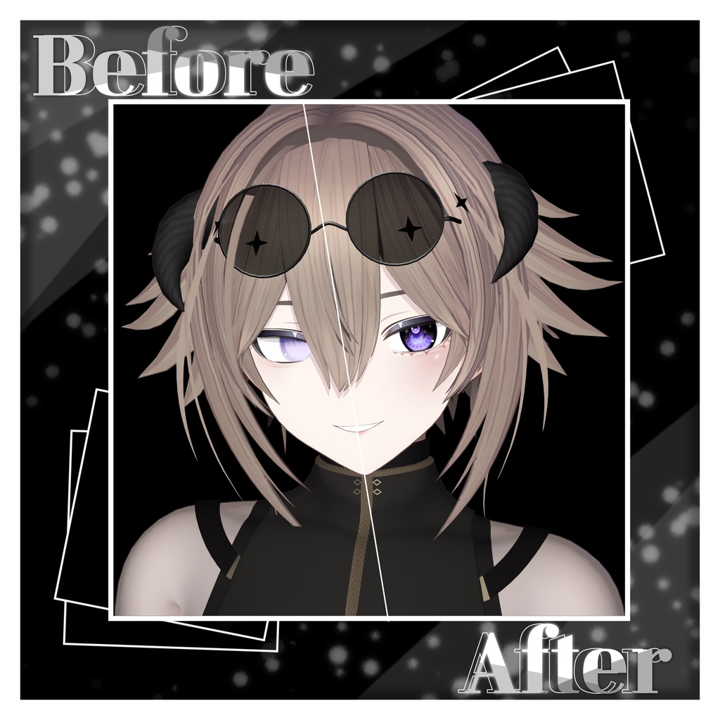 【リンフェイ : Rinfei_RE】 🤍Salted_Makeup + Eye texture🤍