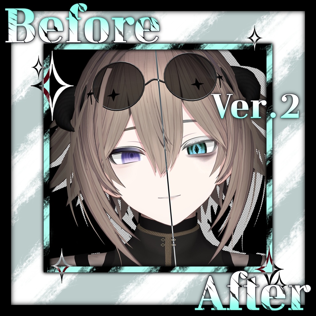 【リンフェイ : Rinfei_RE】 💠Diamond(Rinfei)RE eyelash + Eye texture + Make up💠