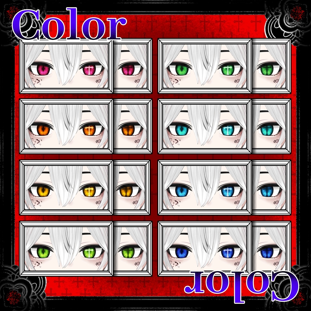 【リンフェイ : Rinfei_RE】 ✝️Cross_Make up + Eye texture✝️