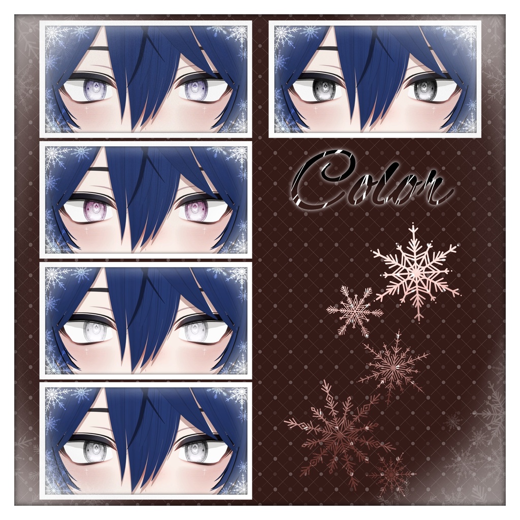 【ノイズ : Noiz_RE】 ❄️Shine_Make up + Eye texture❄️