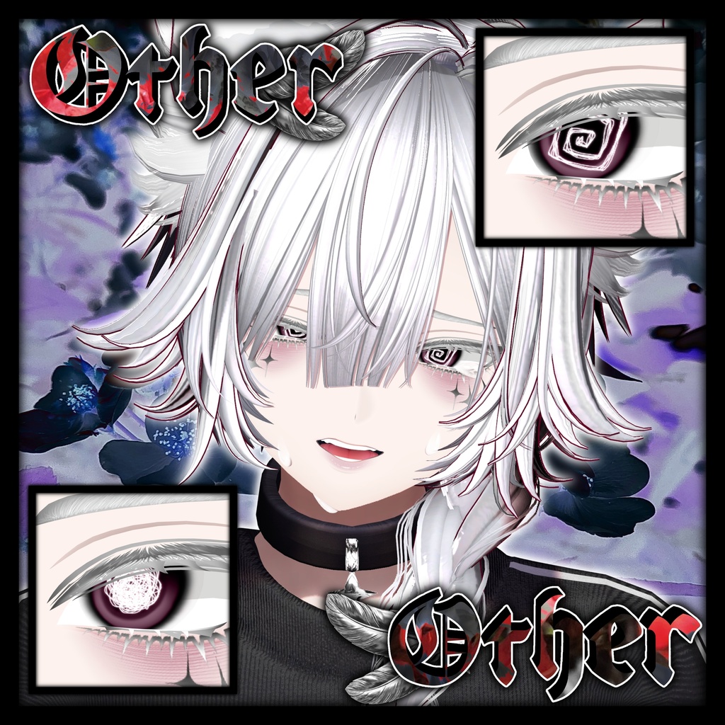 【断罪 : Danzai_RE】 🪶feather_Make up + Eye texture🪶