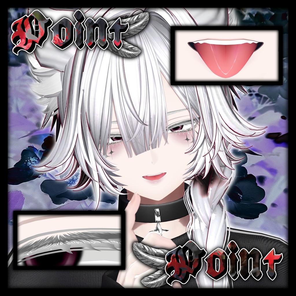 【断罪 : Danzai_RE】 🪶feather_Make up + Eye texture🪶
