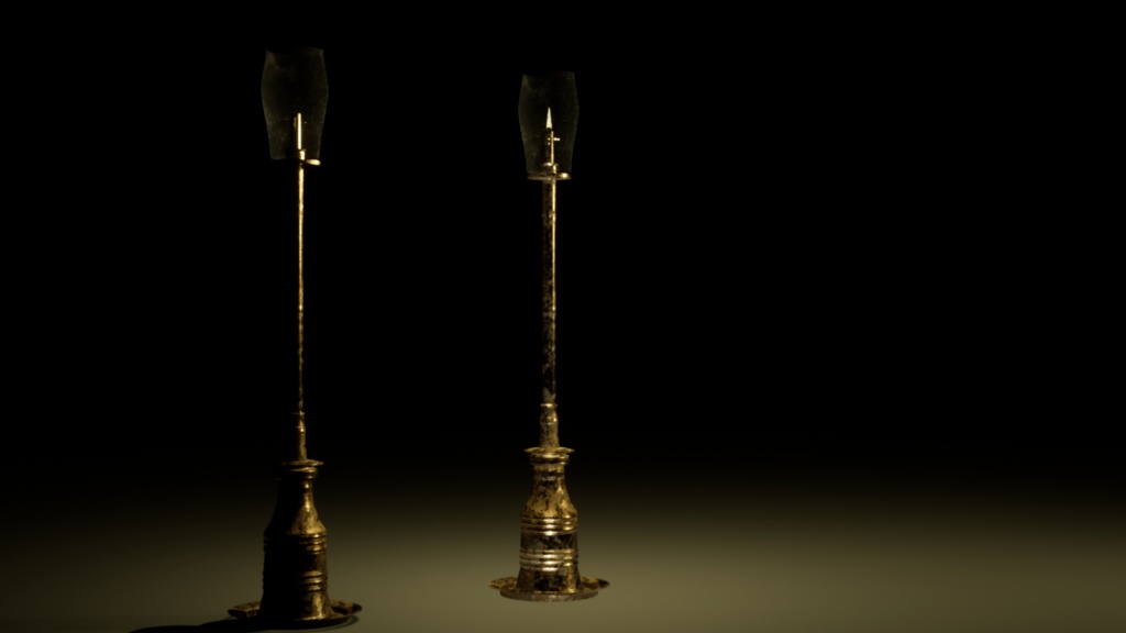 無尽灯(ライト)5色セット【UE4】