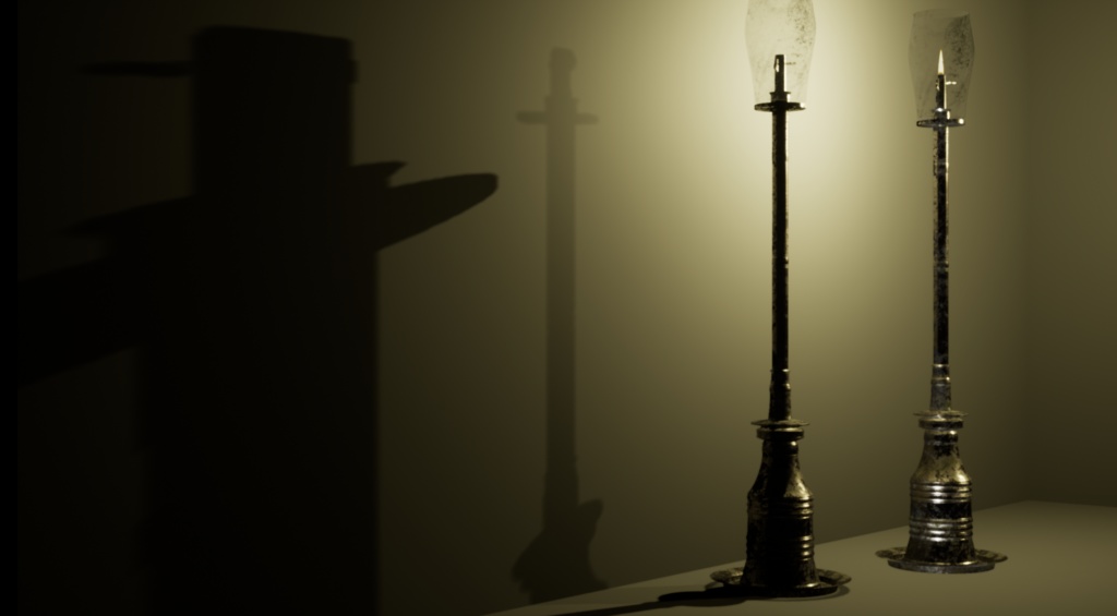 無尽灯(ライト)5色セット【UE4】