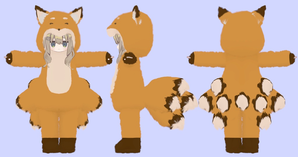 kitsufel - キプフェル (Kipfel) & まめふれんず Cozy Fox Kigurumi