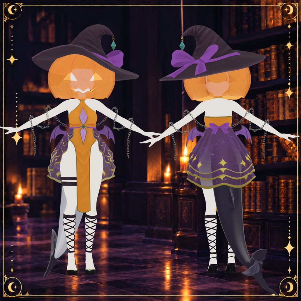 【3アバター対応】🎃 Pumpkin Witch SAIL~10/14