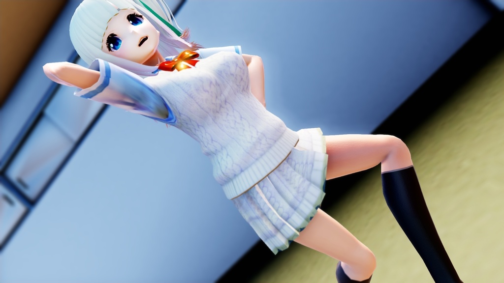 Mmd Vroid Victoria Rubin ヴィクトリア ルービン 制服ベスト モデル配布 Premium Girls Booth