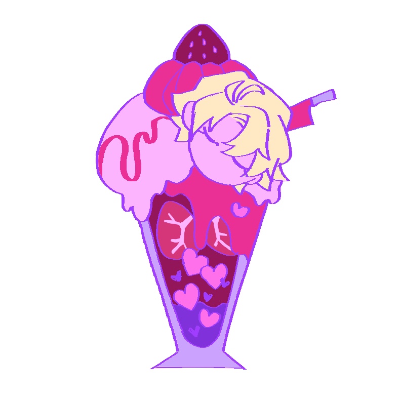 アリスさんパフェキーホルダー