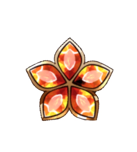 ハナトラノオ　アンブレラマーカー(裏表印刷)　堕天使花飾り