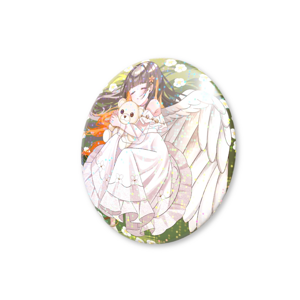 【缶バッジ】ねんね天使
